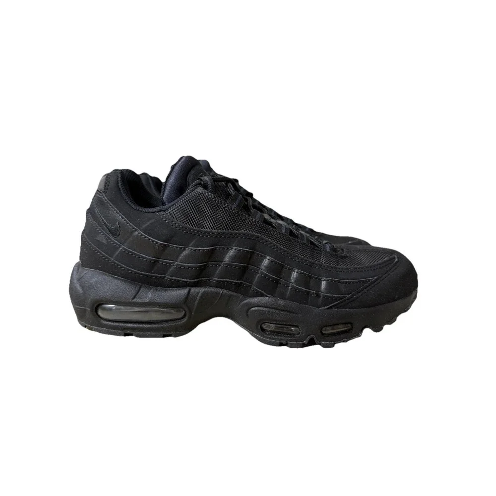 Nike Air Max 95 Triple Black Suede Leather | 609048-092 Men Size 8